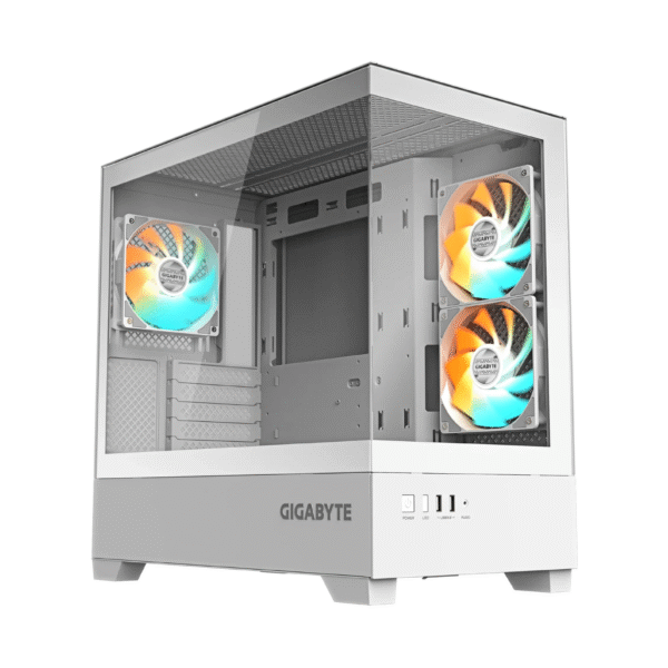 GIGABYTE C201 Panoramic Mid Tower White Gaming Case
