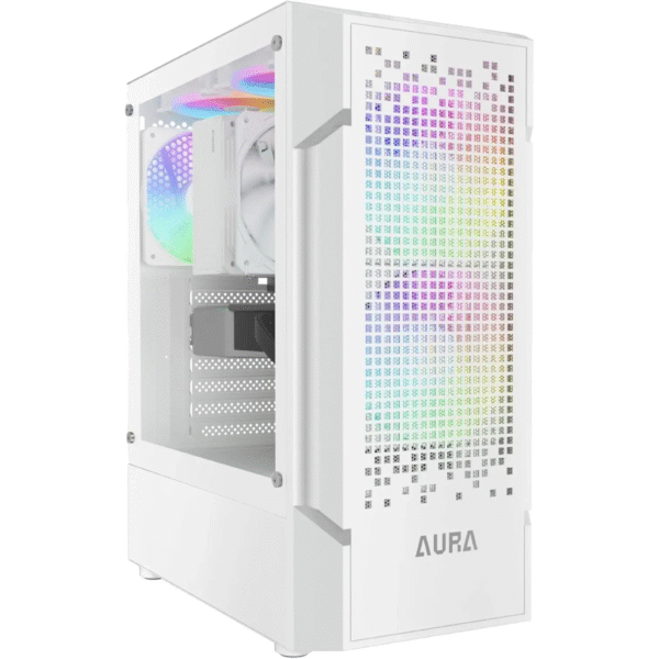 Gamdias Aura GC7 ARGB Mid Tower White Gaming Case
