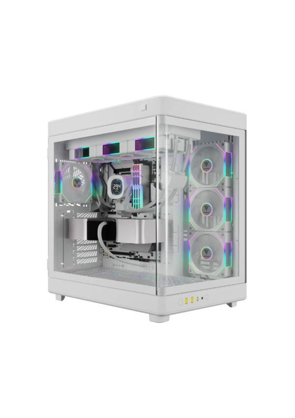 Gamdias Neso P1 Pro ARGB Full Tower White Gaming Case