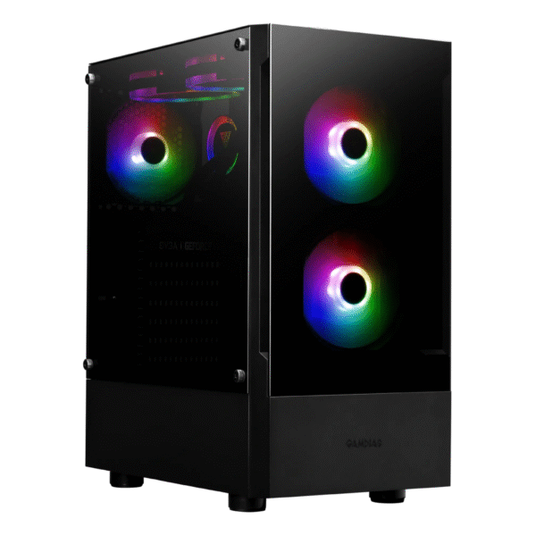 Gamdias Talos E3 ARGB Mid Tower Black Gaming Case