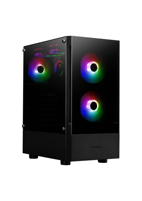 Gamdias Talos E3 ARGB Mid Tower Black Gaming Case