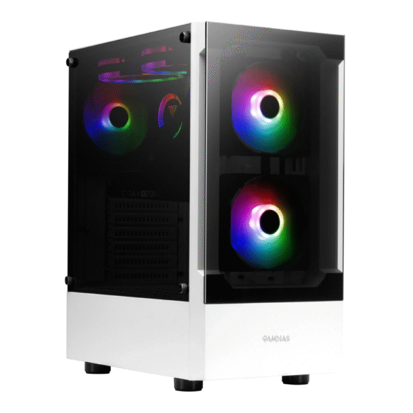 Gamdias Talos E3 ARGB Mid Tower White Gaming Case