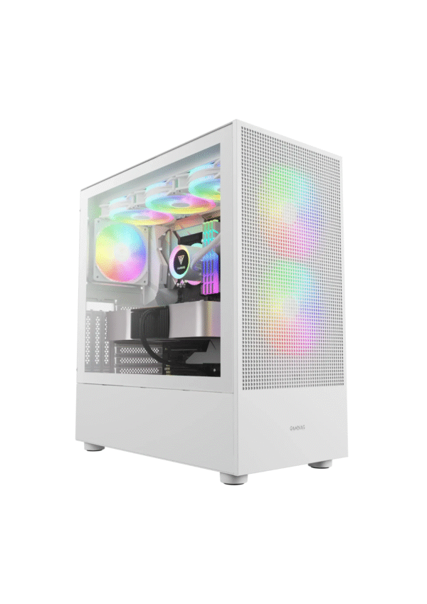 Gamdias Talos M3 Mesh ARGB Mid Tower White Gaming Case