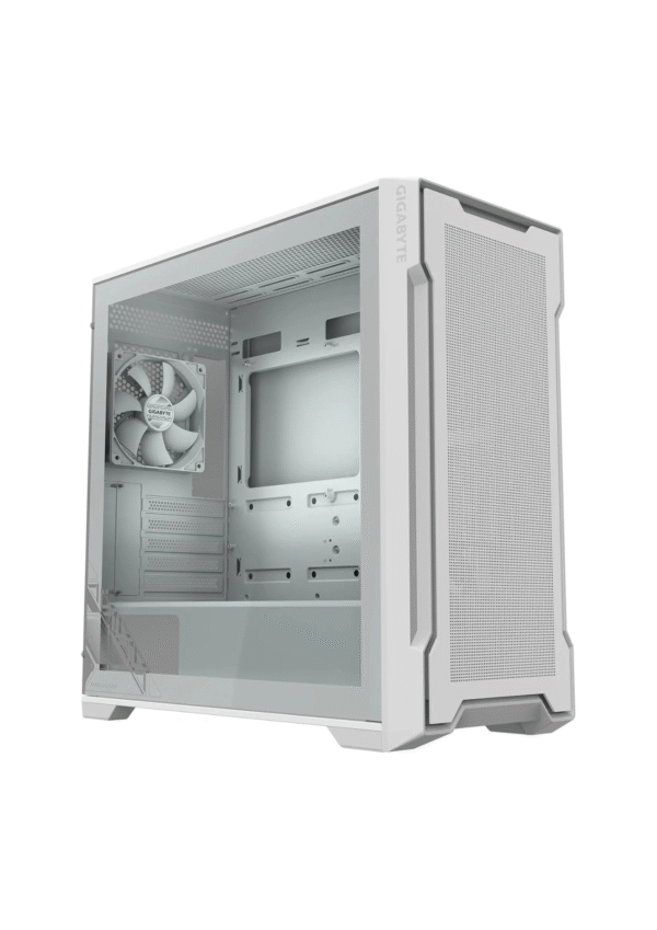 Gigabyte C102G Glass Mid Tower Gaming Case - Tempered Glass White