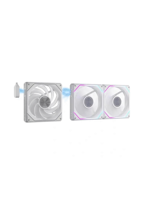 Darkflash G16 120mm Magnetic ARGB PC Case Fans - 3 Pack White