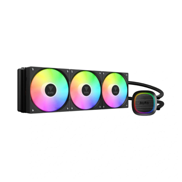 Gamdias Aura GL360 V2 ARGB Black Liquid Cooler