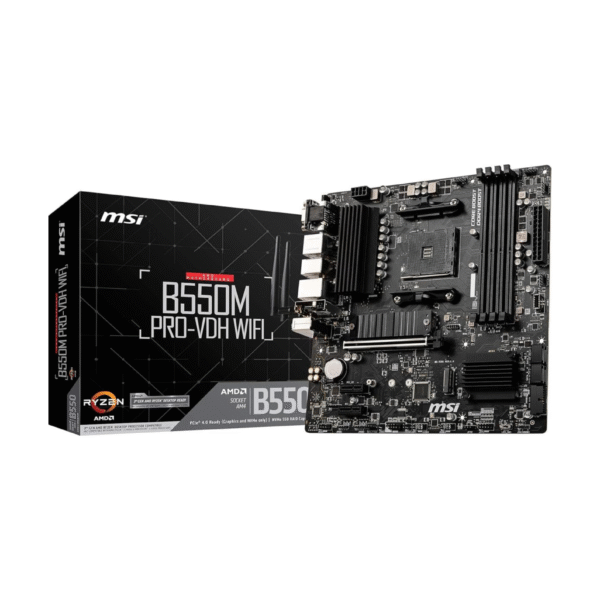 MSI B550M PRO-VDH AM4 DDR4 Gaming Motherboard