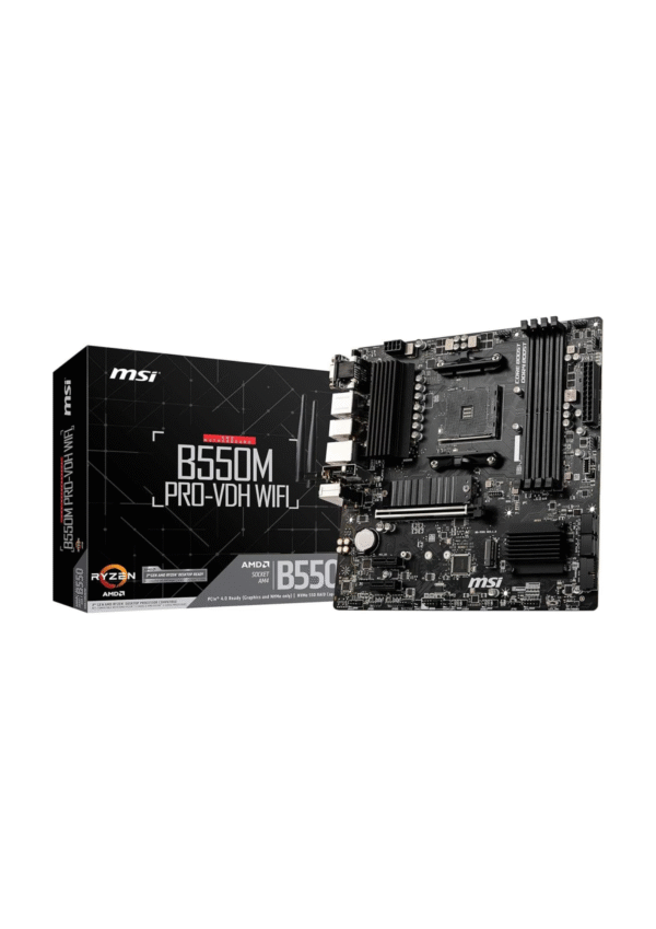 MSI B550M PRO-VDH AM4 DDR4 Gaming Motherboard
