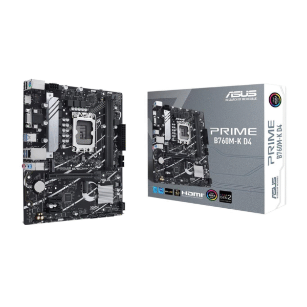 ASUS PRIME B760M-K LGA 1700 DDR5 Gaming Motherboard