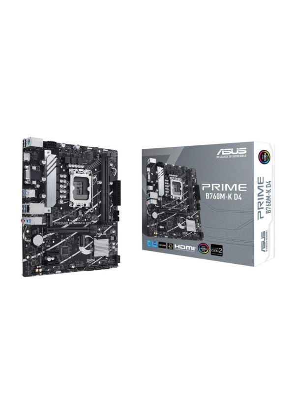 ASUS PRIME B760M-K LGA 1700 DDR5 Gaming Motherboard
