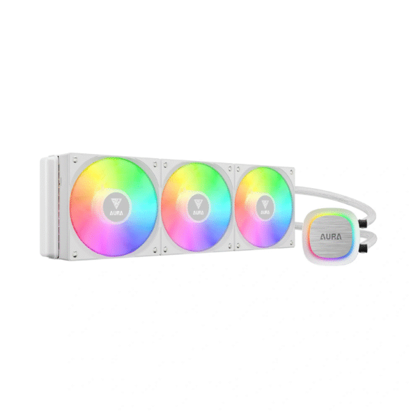 Gamdias Aura GL360 V2 ARGB White Liquid Cooler