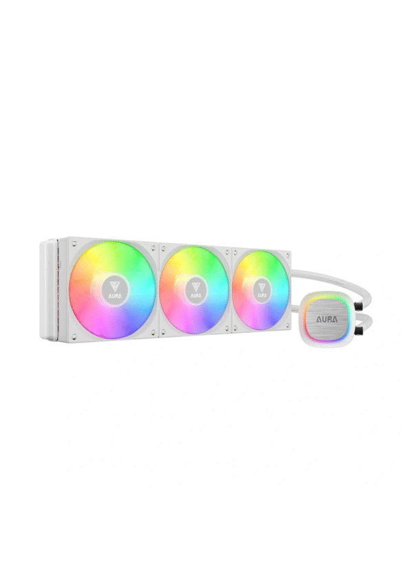 Gamdias Aura GL360 V2 ARGB White Liquid Cooler