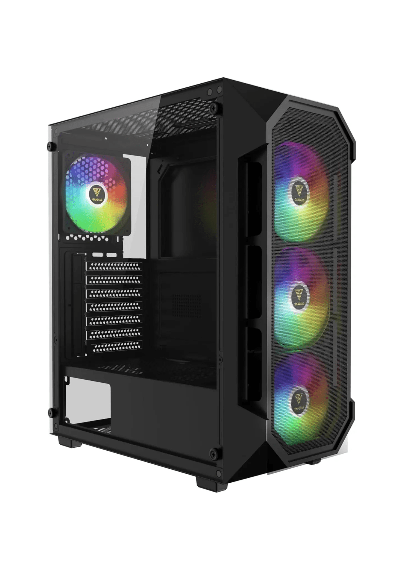 Gamdias Aura GC1 Elite ARGB Mid Tower Black Gaming Case