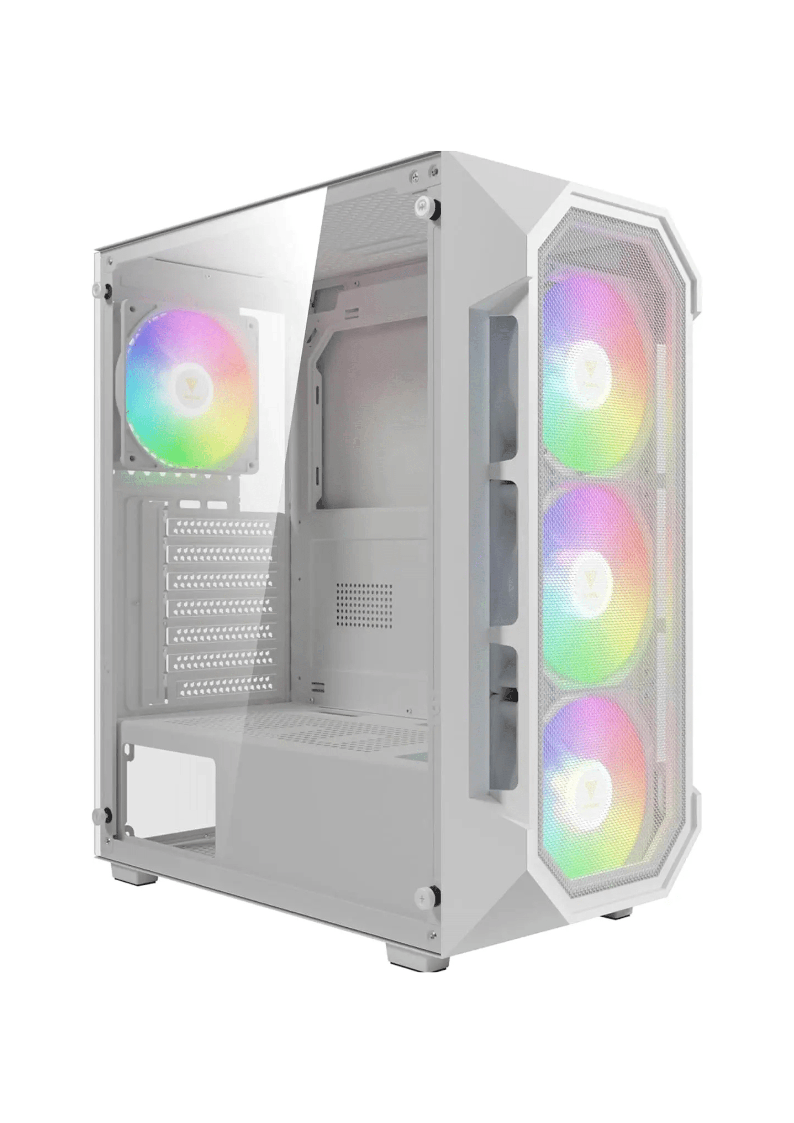 Gamdias Aura GC1 Elite ARGB Mid Tower White Gaming Case