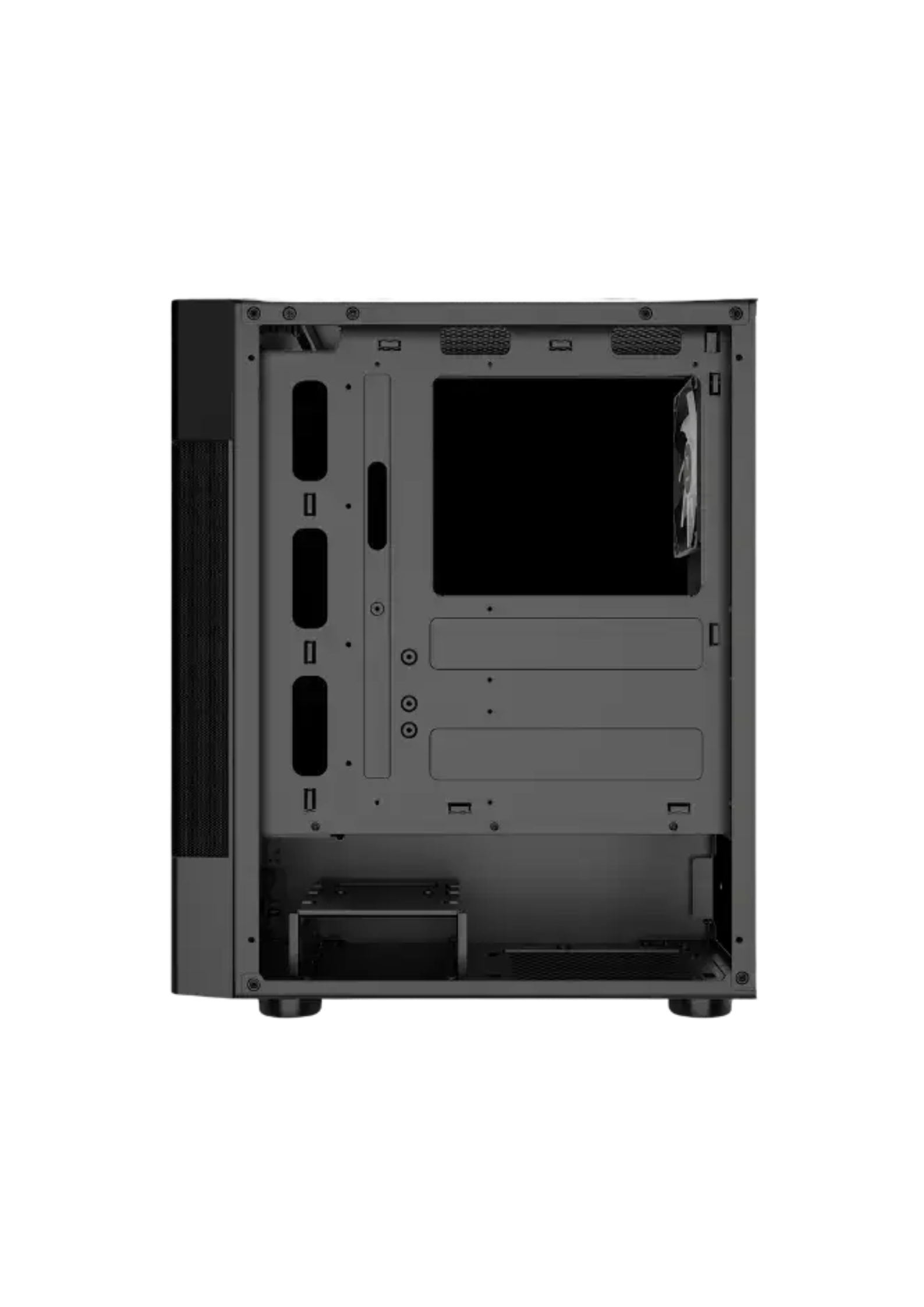 Gamdias Aura GC5 Elite ARGB Mid Tower Black Gaming Case