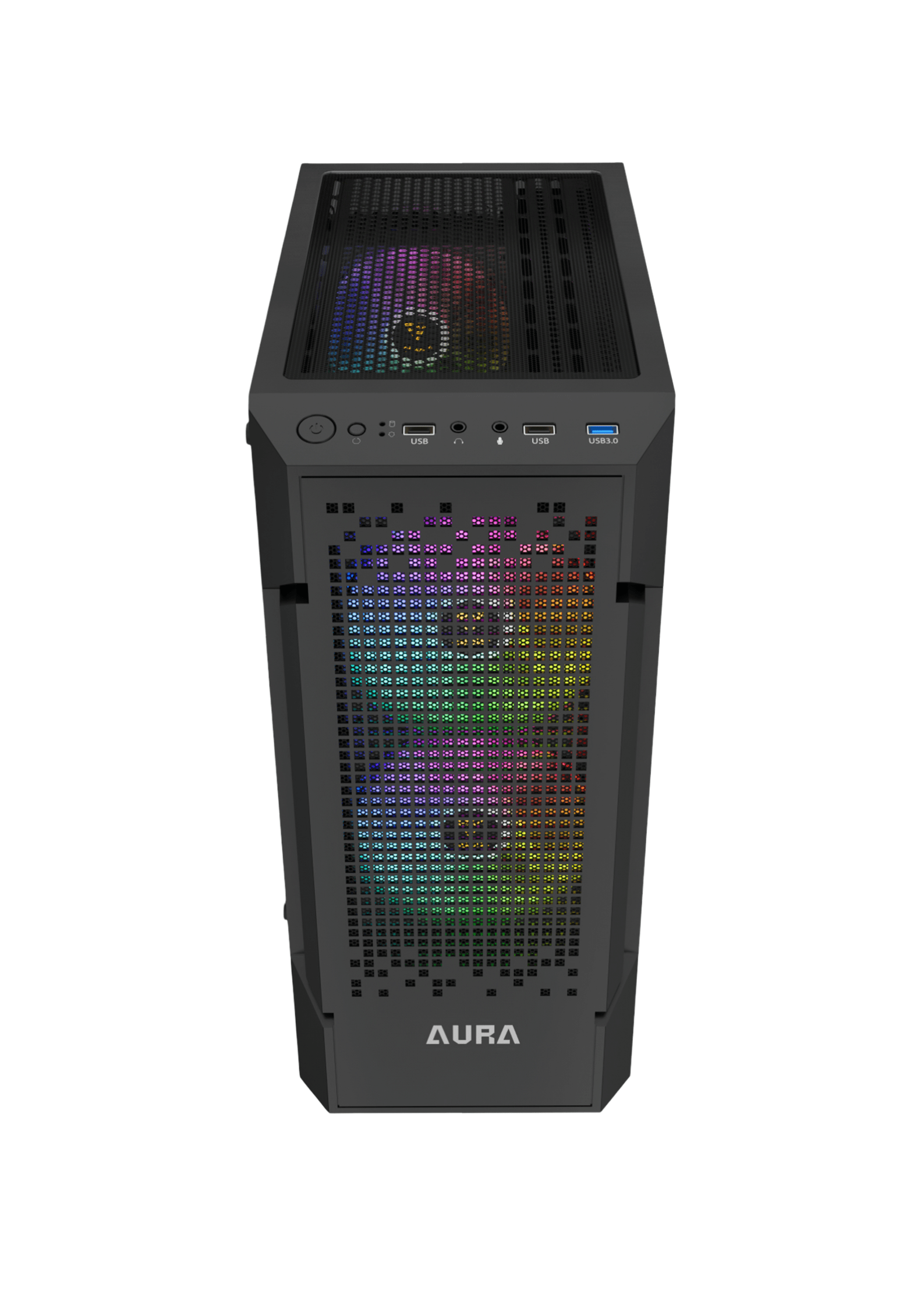 Gamdias Aura GC7 ARGB Mid Tower Black Gaming Case