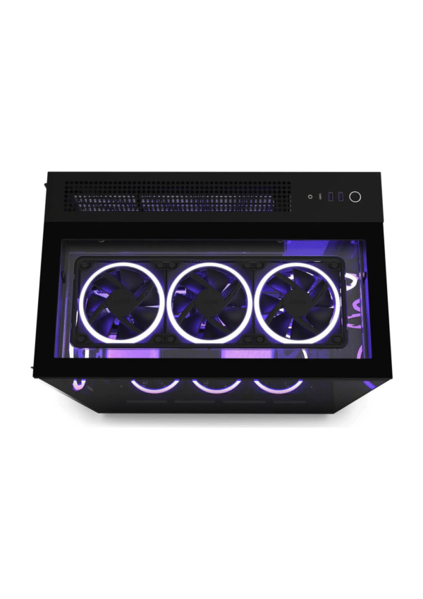 NZXT H9 Elite Premium Dual-Chamber Mid-Tower Airflow Black Gaming Case - Image 2
