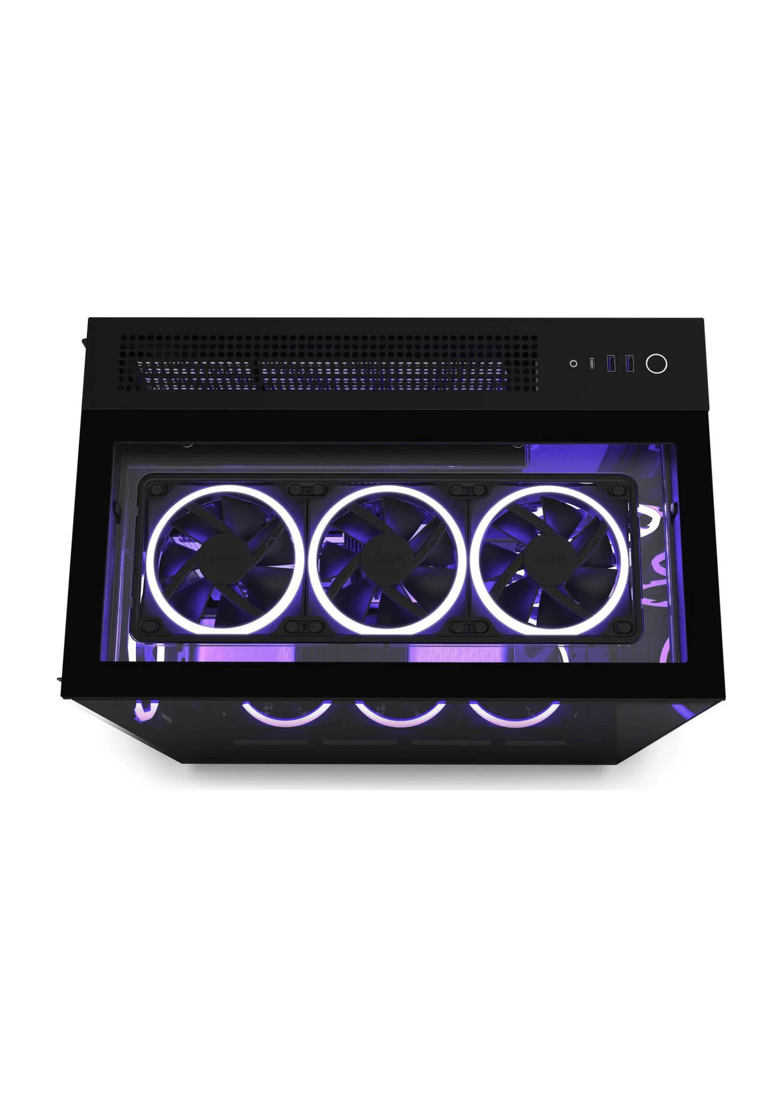 NZXT H9 Elite Premium Dual-Chamber Mid-Tower Airflow Black Gaming Case