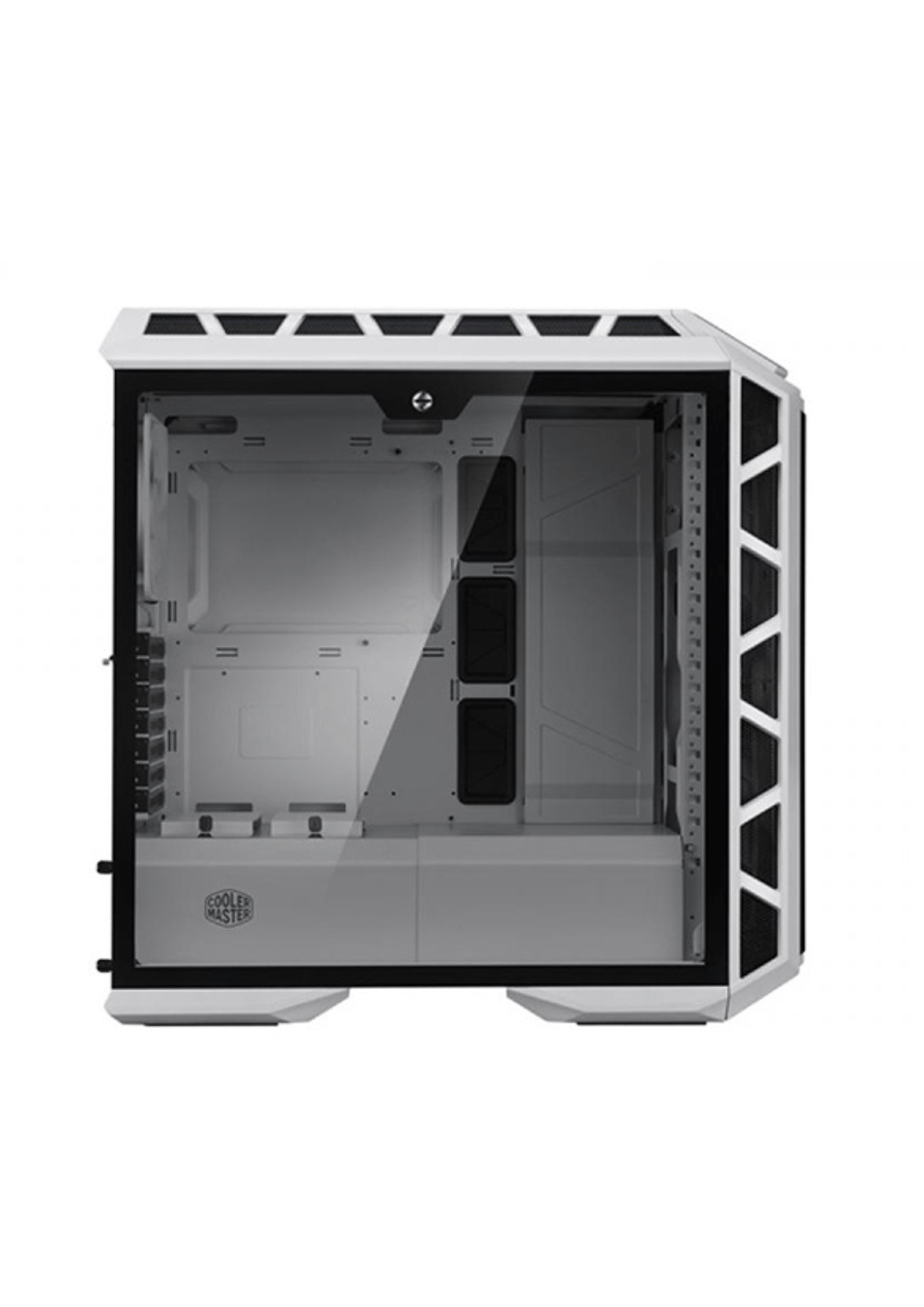 COOLER MASTER H500P Mesh White Mid Tower Tempered Glass Gaming Case