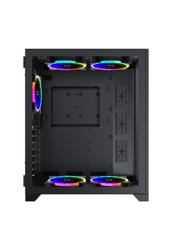 XIGMATEK Aquarius S RGB Tempered Glass Black Mid Tower Case - Image 2