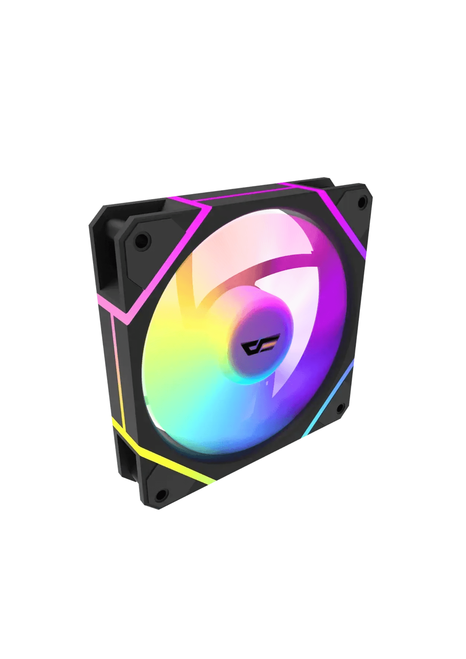 Darkflash DM12F ARGB Cooling Fan 3 Pack with Controller - Black