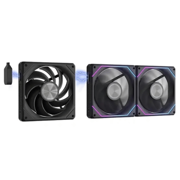 Darkflash G16 120mm Magnetic ARGB PC Case Fans - 3 Pack Black