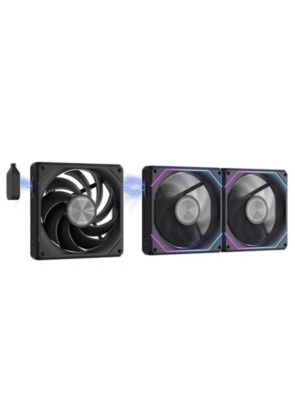 Darkflash G16 120mm Magnetic ARGB PC Case Fans - 3 Pack Black