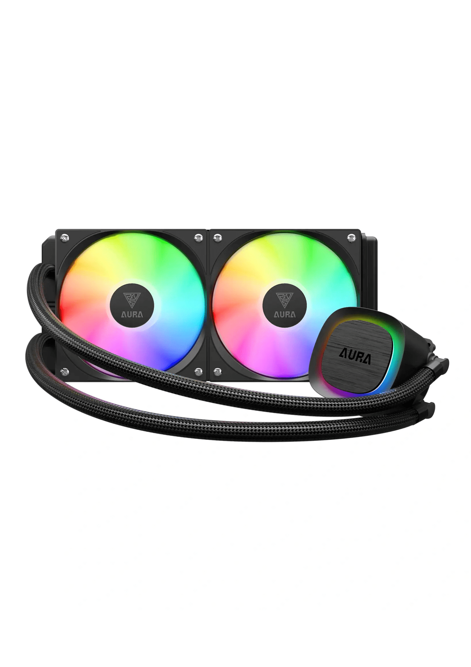 Gamdias Aura GL240 V2 ARGB Liquid Cooler - Black