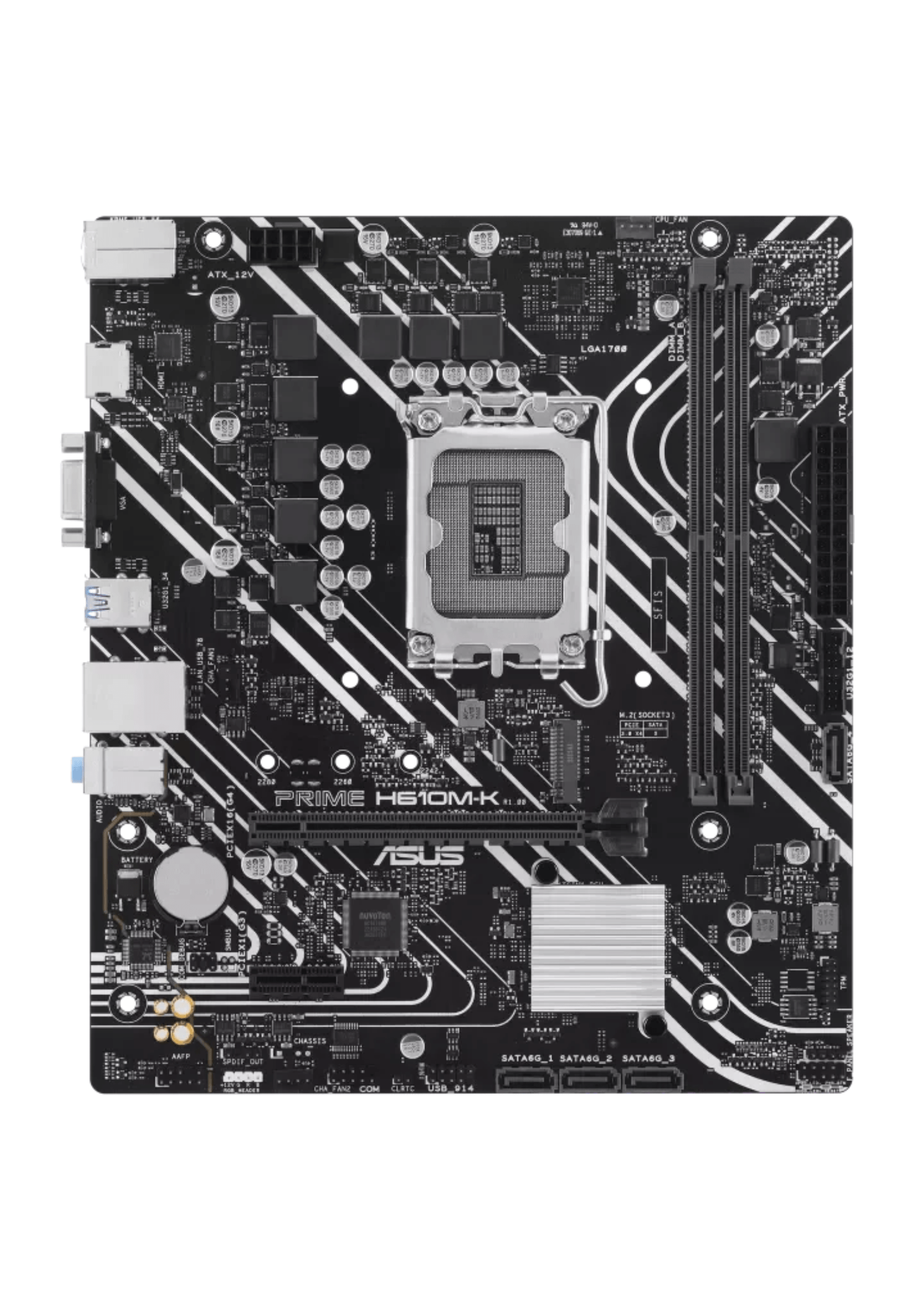 ASUS PRIME H610M-K LGA 1700 DDR5 Gaming Motherboard