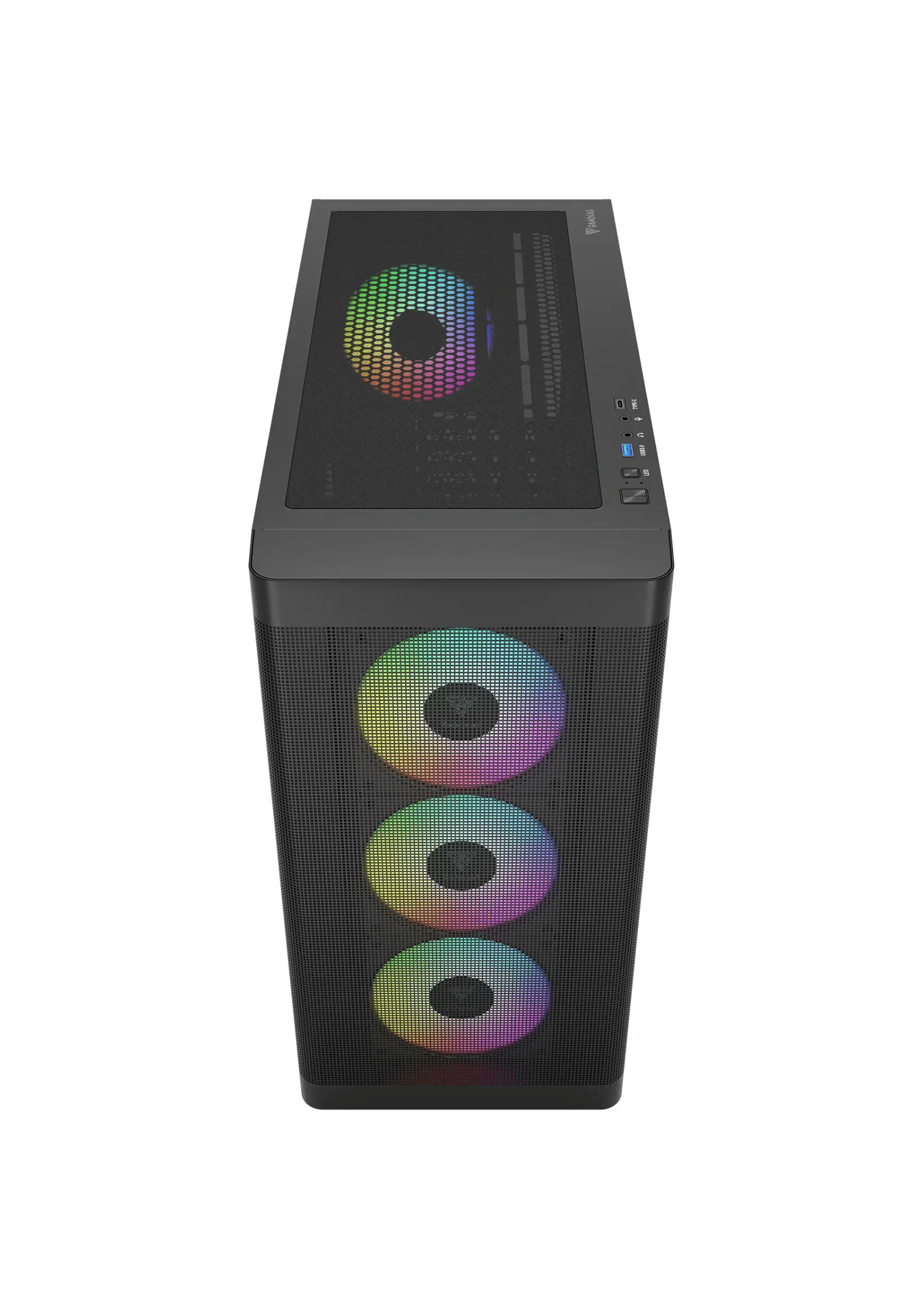 Gamdias Athena M3 ARGB Mid Tower Black Gaming Case