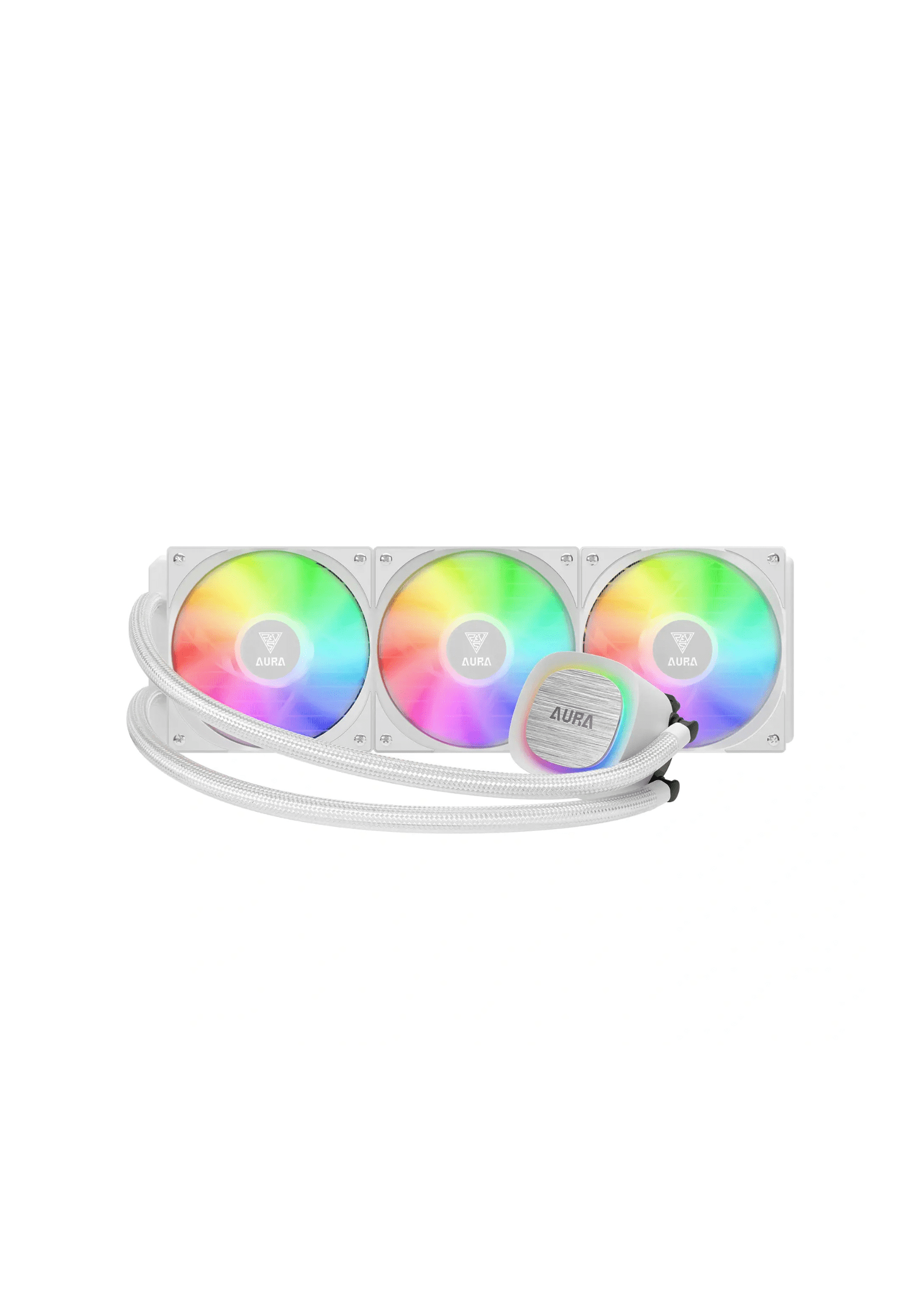 Gamdias Aura GL360 V2 ARGB White Liquid Cooler