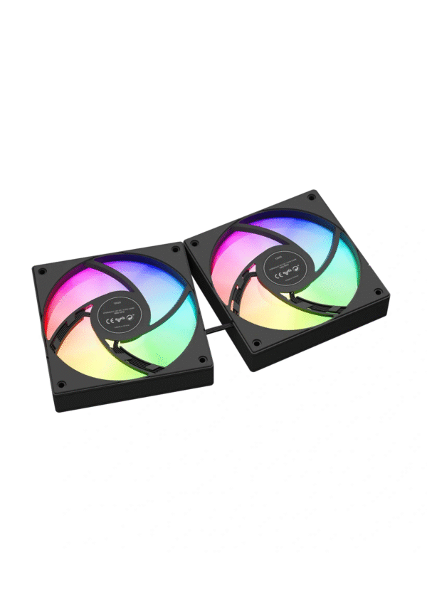 Gamdias Chione E4-240 AIO Black Liquid Cooler - Digital Display with Infinity Mirror - Image 3