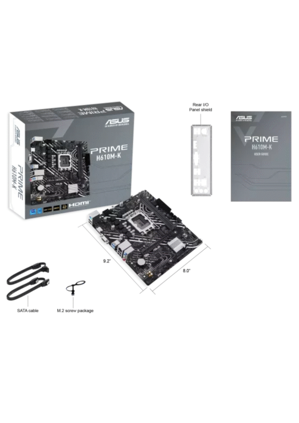 ASUS PRIME H610M-K LGA 1700 DDR5 Gaming Motherboard - Image 3
