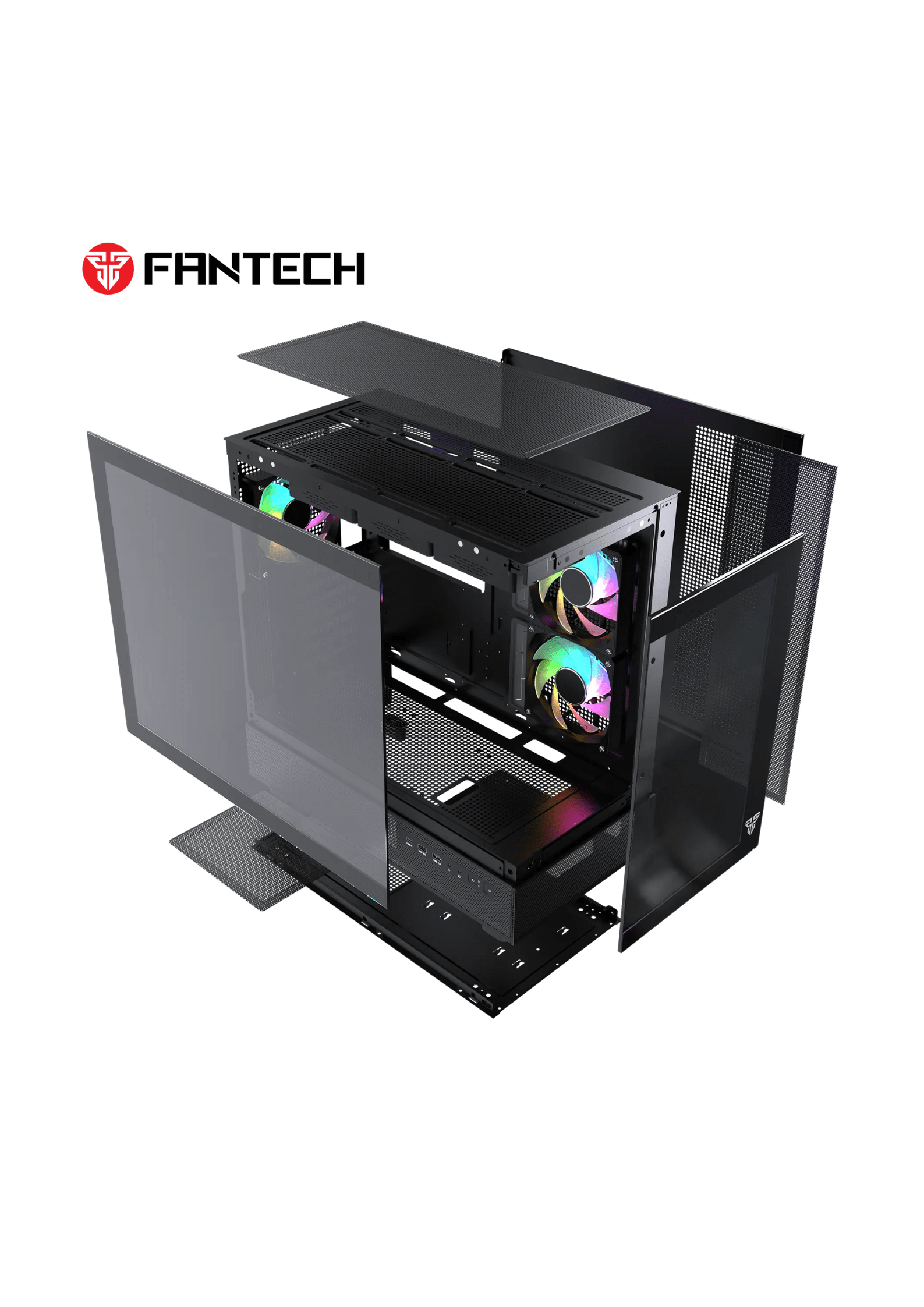 Fantech CG86 LUMINA L Full Tower Black Gaming Case