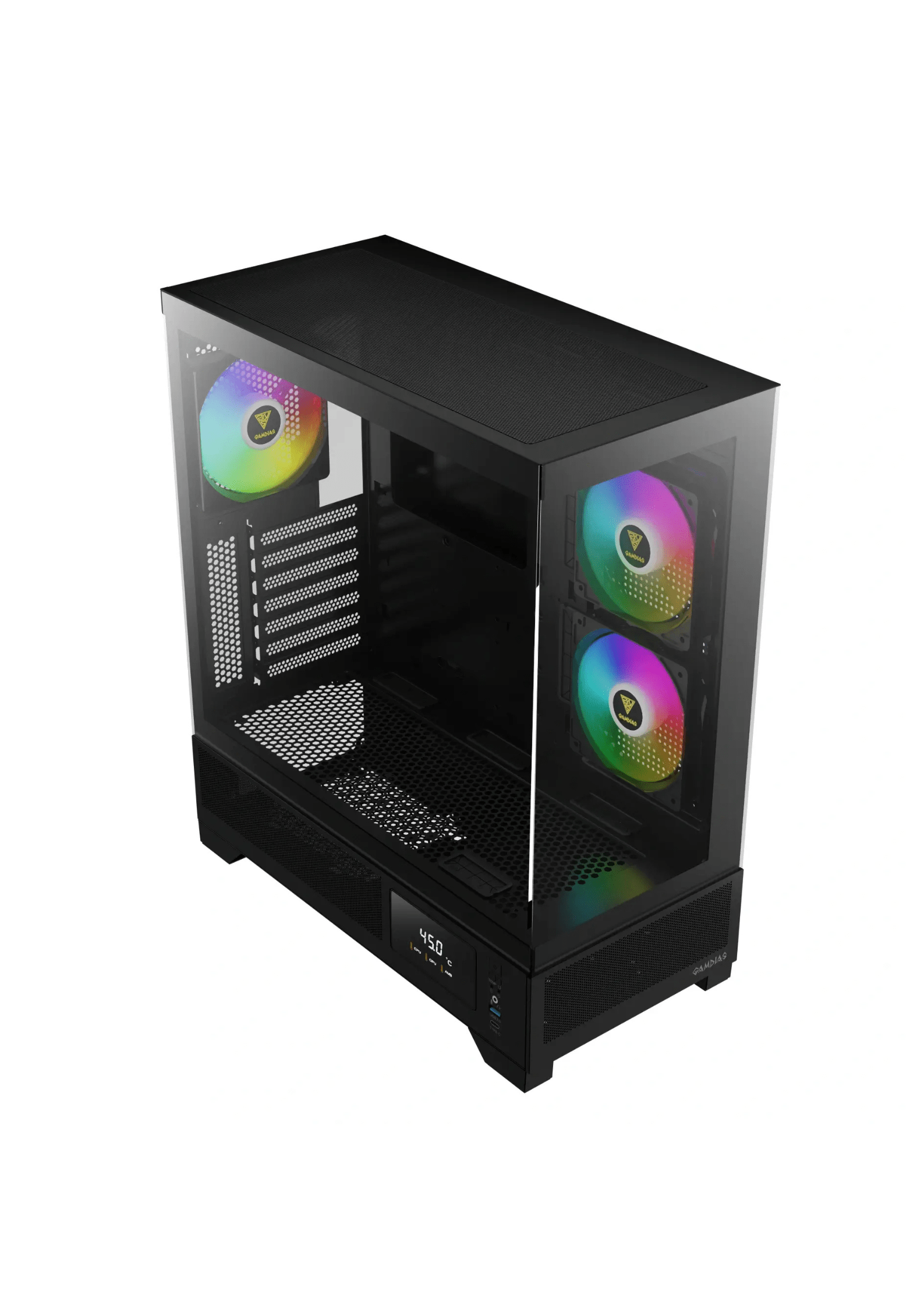 Gamdias Atlas M1 ARGB Mid Tower Black Gaming Case