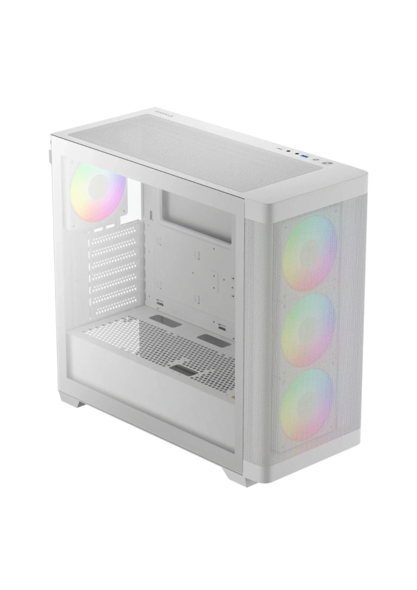 Gamdias Athena M3 ARGB Mid Tower White Gaming Case - Image 2
