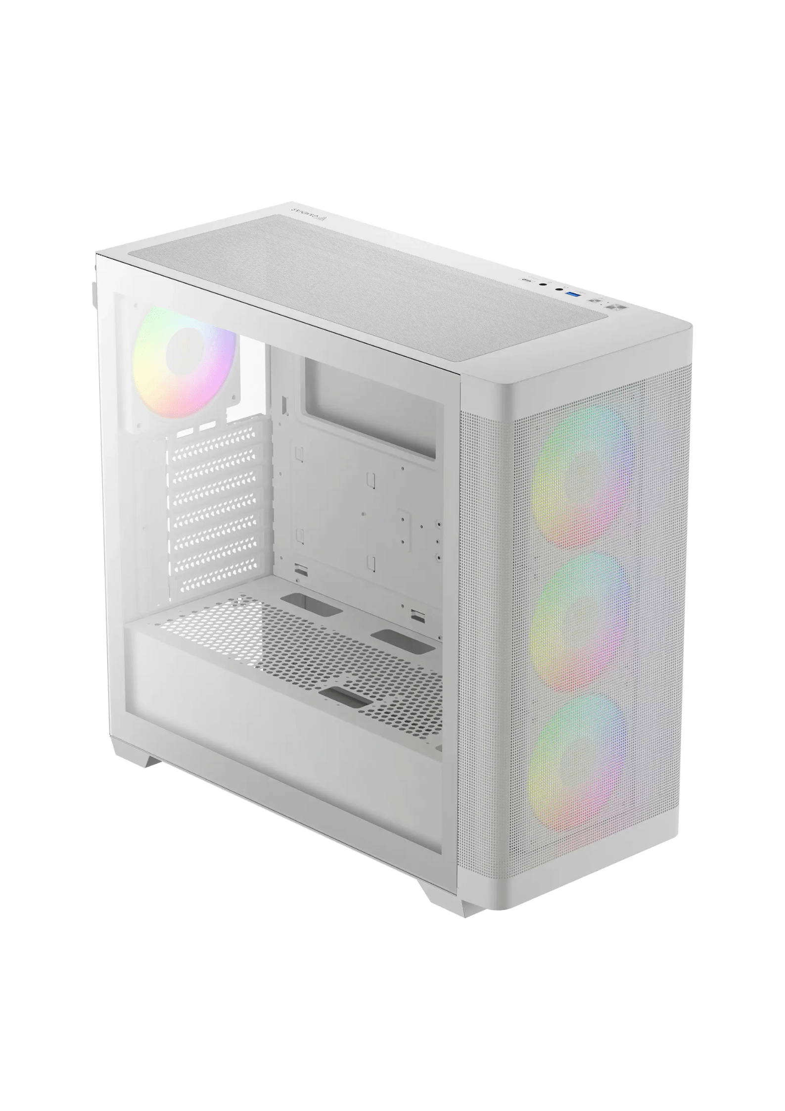 Gamdias Athena M3 ARGB Mid Tower White Gaming Case