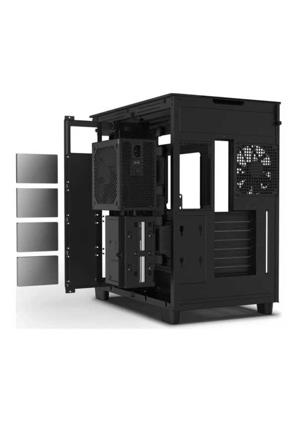 NZXT H9 Elite Premium Dual-Chamber Mid-Tower Airflow Black Gaming Case - Image 5