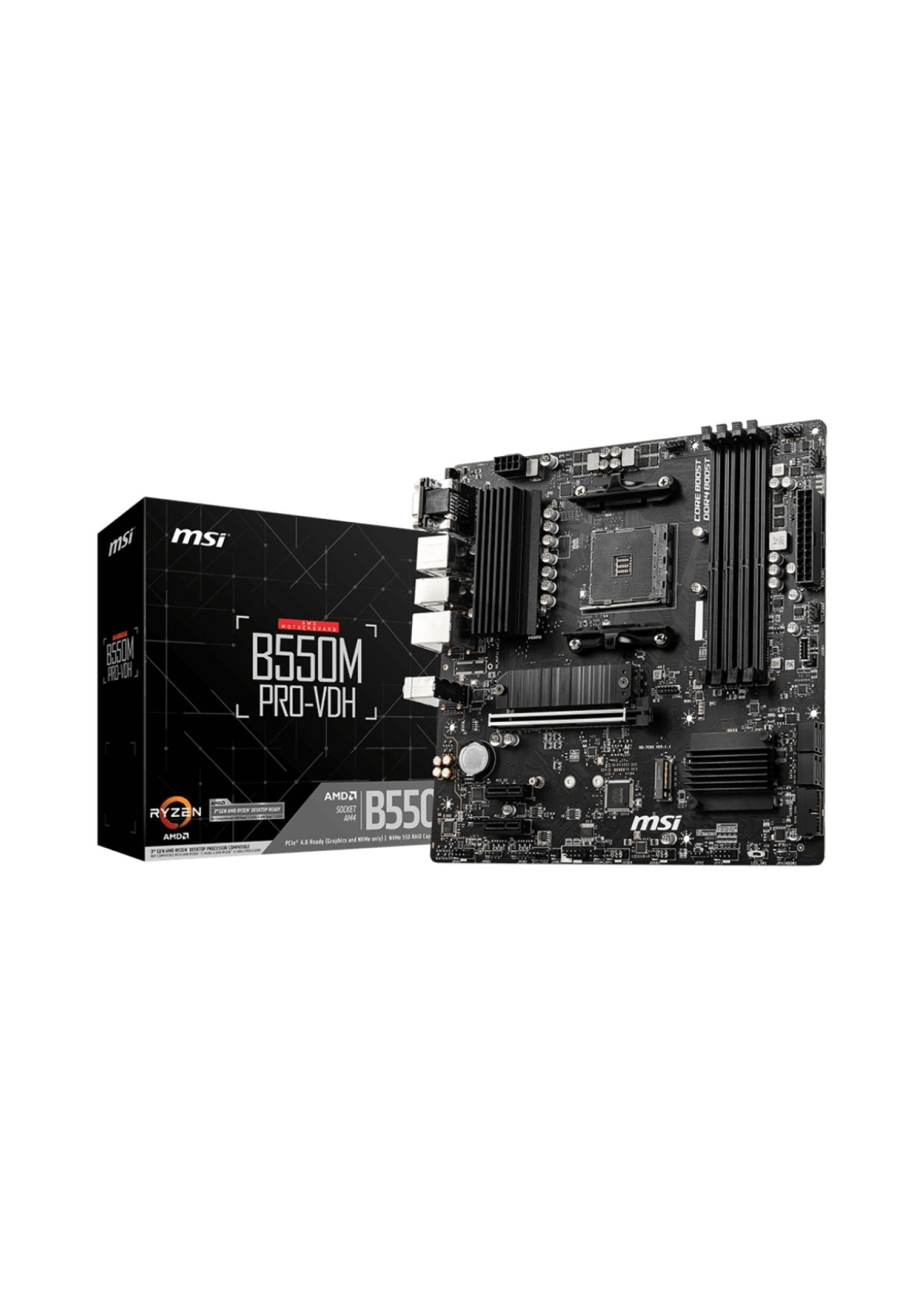 MSI B550M PRO-VDH AM4 DDR4 Gaming Motherboard