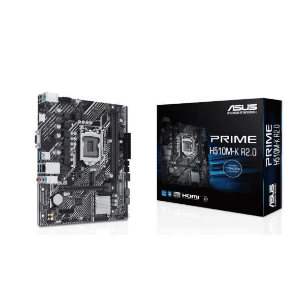 ASUS PRIME H510M-K R2.0 LGA 1200 DDR4 Gaming Motherboard