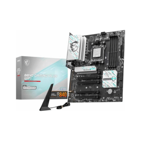 MSI B840 GAMING PLUS WIFI (Wi-Fi 7) AM5 DDR5 Gaming Motherboard