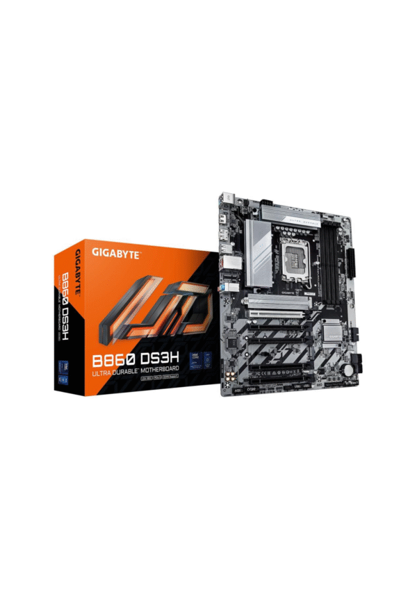 GIGABYTE B860 DS3H Intel Core Ultra (Series 2) LGA1851 DDR5 Gaming Motherboard