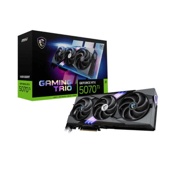 (NEW) <br> MSI GeForce RTX 5070 Ti 16G GAMING TRIO OC GDDR7