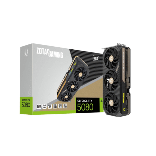 (NEW) <br> ZOTAC GAMING GeForce RTX 5080 SOLID 16GB GDDR7