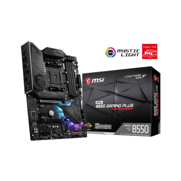 MSI MPG B550 Gaming Plus Amd AM4 DDR4 Gaming Motherboard