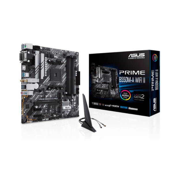 ASUS PRIME B550M-A WIFI II AM4 DDR4 Gaming Motherboard