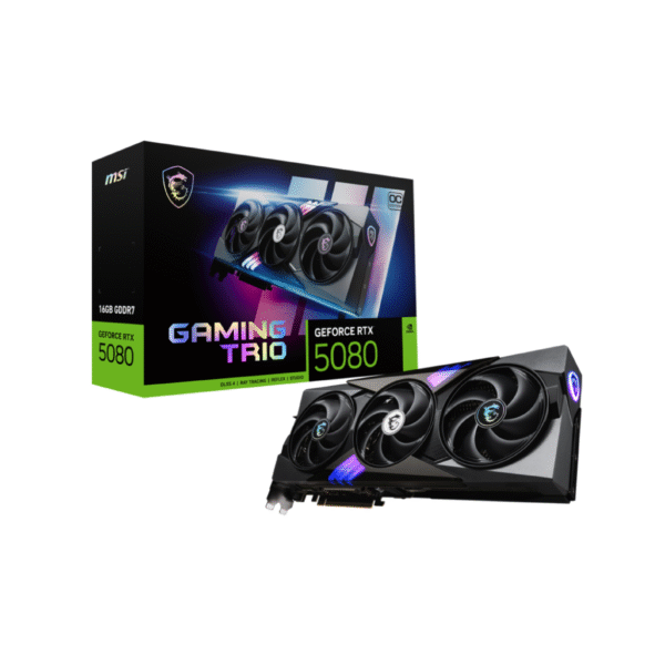 (NEW) <br> MSI GeForce RTX 5080 16G Gaming Trio OC GDDR7