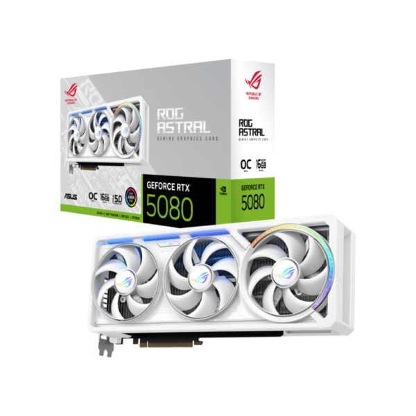 (NEW) <br> ROG Astral GeForce RTX 5080 16GB GDDR7 OC White Edition