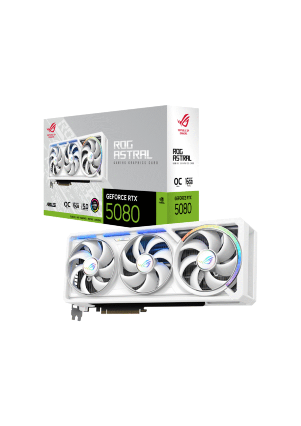 (NEW) <br> ROG Astral GeForce RTX 5080 16GB GDDR7 OC White Edition
