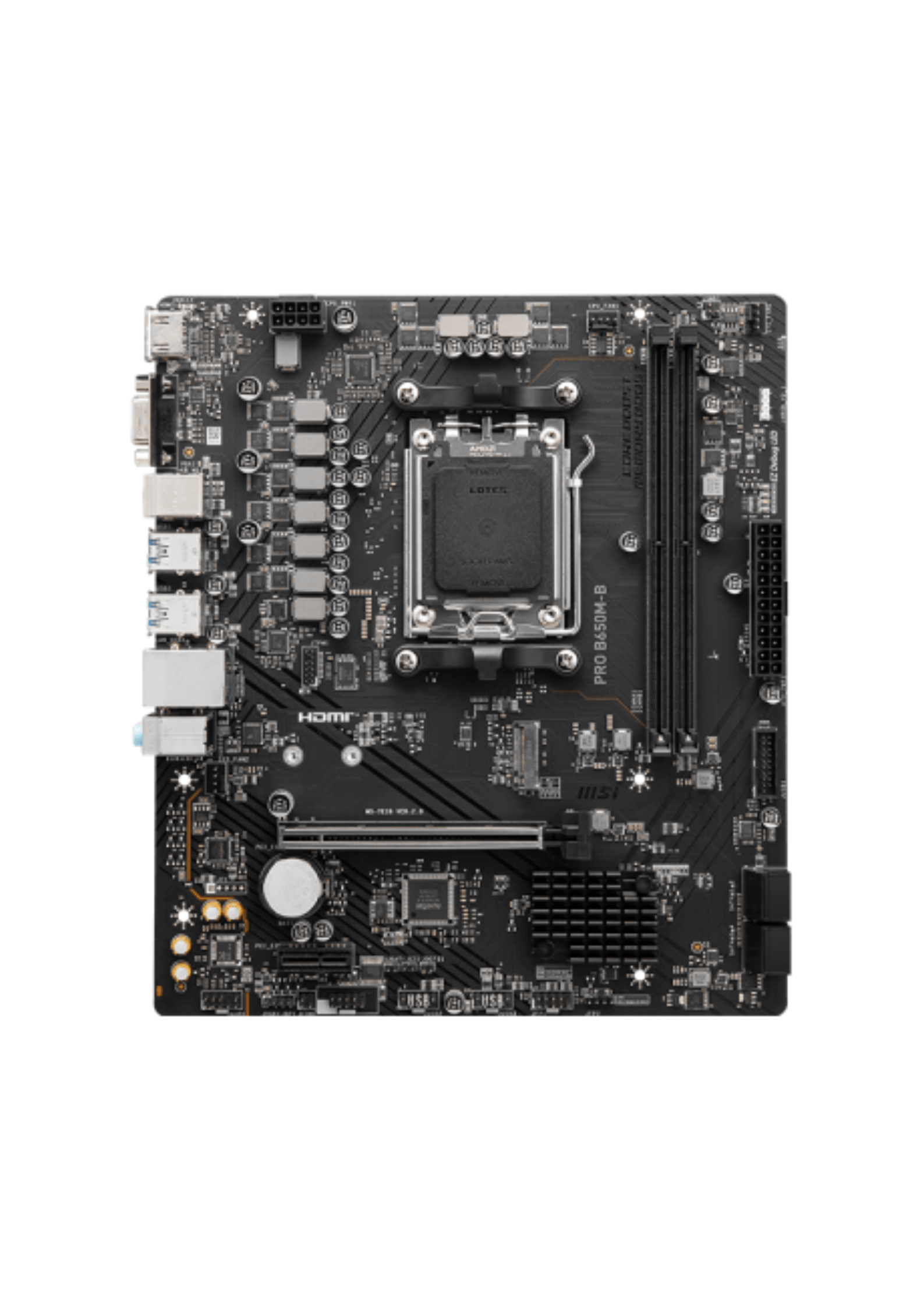 MSI PRO B650M-B AM5 DDR5 Gaming Motherboard